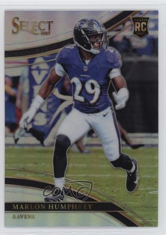 2017 Panini Select Field Level Silver Prizm Marlon Humphrey #251 Rookie RC 11ks