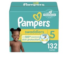 Pampers Baby Diapers-Swaddlers Ultra Absorbant Disposable Diaper, Choose Size ,