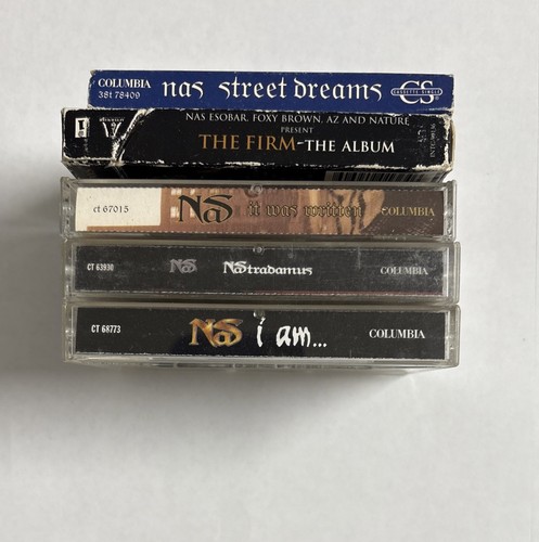 Nas Hip Hop Cassette Lot The Firm Street Dreams It Was Written I Am Nastradamus
