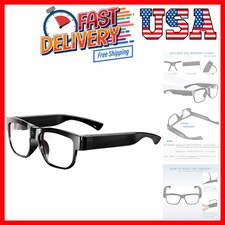 Lightweight Camera Glasses with 32GB Storage for Hiking and Adventure Videos