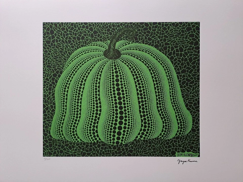 Yayoi Kusama signiert - Kürbis - Zertifikat - Bild 2 von 4
