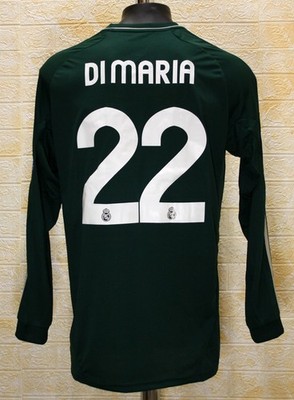Real Madrid 2012-2013 UEFA CL third jersey Di Maria #22 | eBay