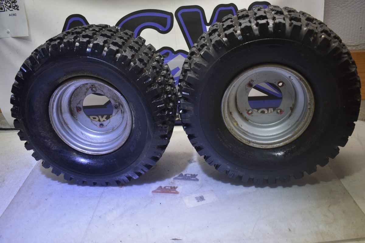 TRADE K C1-13 SET REAR WHEELS RIMS TIRES 8 04 POLARIS PREDATOR 90