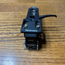 Technics Shure M44G Cartridge, Headshell, and Stylus Included, Working Condition