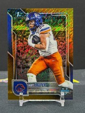 2025 Bowman University Chrome Matt Lauter Gold Shimmer /50 Boise State Broncos