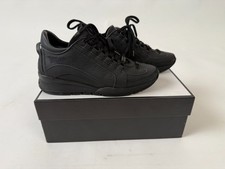 Dsquared2 551 Low Top Sneakers Mens EU 39 Bla...