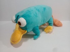 Disney Store Phineas and Ferb Perry the Platypus 19" Plush w/ New Batteries, VG