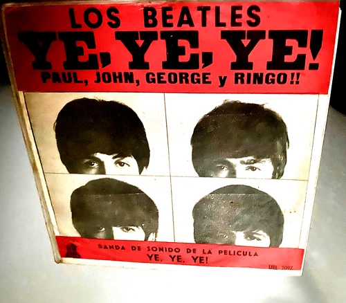 RARE! URUGUAY MONO TOPS! THE BEATLES "YE YE YE! " BEATLEMANIA CLEAN ARTIFACT LP