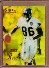 1995 PINNACLE SELECT CERTIFIED JAKE REED MIRROR GOLD   #60 *