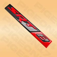 1x Rear Tailgate SRT 8 Emblem Badge For Charger Grand-Cherokee Chy300 Trunk Lid