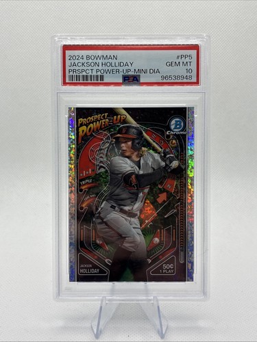 2024 Bowman - Prospect Power-Up Jackson Holliday #PP-5 Mini-Diamond /150 PSA 10