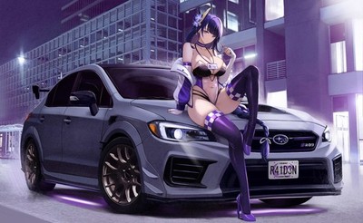 Genshin Impact Raiden Shogun full artwork waifu anime print #224