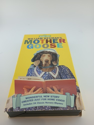 William Wegman's Mother Goose Sesame Street (VHS, 1997) CTW Very Rare