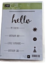 Stampin' Up Sale-A-Bration Rubber Stamp Sets