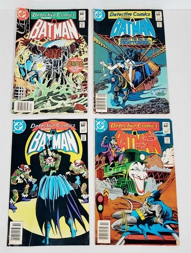 Z-924 VINTAGE 1980S COLLECTION OF DC COMICS-DETECTIVE COMICS STARRING BATMAN LOT