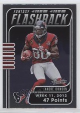 2020 Panini Absolute Fantasy Flashback Andre Johnson #AJ HOF 03od
