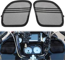 Front Fairing Speaker Grills Cover for Harley Road Glide FLTRX FLTRK FLTRXS FLTR