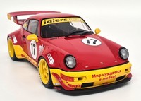 Solido 1/18 Porsche 911 964 Rwb Maty's Idlers #17 Diecast Scale Model Car