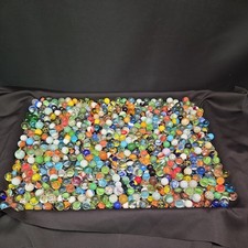 Lot Of 800 Marbles Vintage, Contemporary, Akro Agate, Davis, Variety - 10 lbs