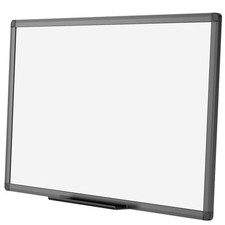 Magnetic Dry Erase White Board Aluminium Frame 36 X 24 Inches Black