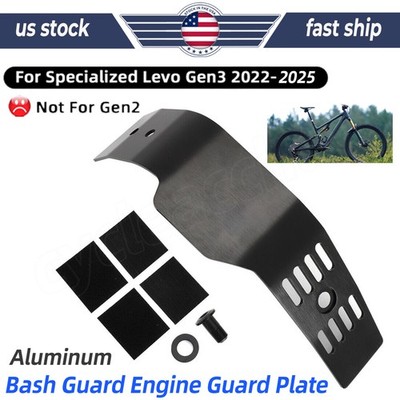 For Specialized Levo 2022 2023 2024 2025 Gen3 Bash Guard W/ Long Bolt - Aluminum