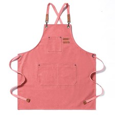 Duogoo Kitchen Chef Aprons for Women and Men with 3 Pockets for Cooking BBQ B...