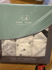 Aden  Anais Silky Soft Swaddle Blanket 100 Bamboo Viscose Muslin 3 Pack