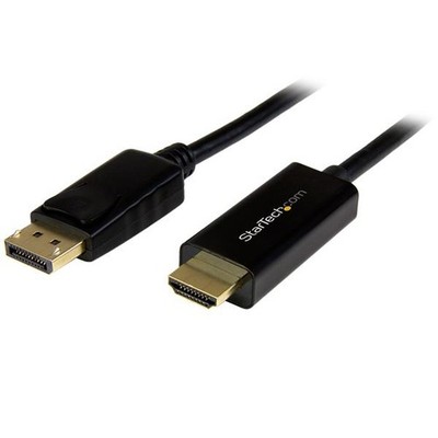 StarTech DisplayPort to HDMI Converter Cable - 3 ft 1m - 4K