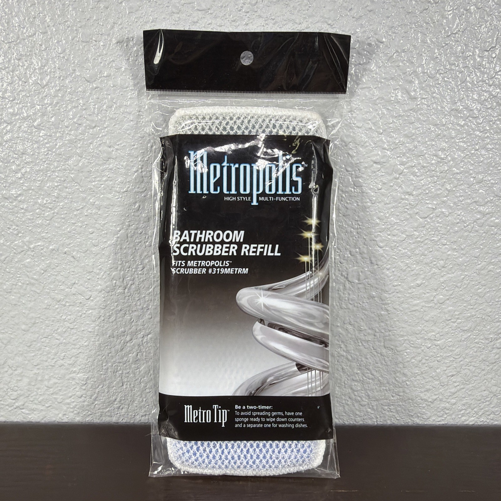 New  Quickie Metroplis Mop Head Replacement Bathroom Scrubbe