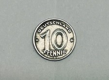 10 fenigów NRD - z 1948 roku - tłoczka A ze spadku