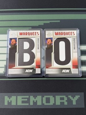 2025 SP Game Used AEW Brody King B&O Marquees Patch Relic /50 Brody Card #MQ-BK