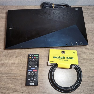 Sony BDP-S5100 3D Blu-ray DVD Disc Player Wi-Fi With OEM Remote HDMI Cable