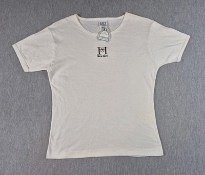 Vintage Stirrups Sportswear Horse T Shirt USA Made Womens Size XL White NWT
