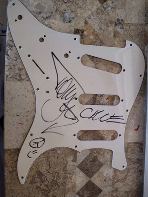 Tommy Lee Motley Crue Signed Pickguard - Image 1 of 3