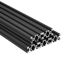 V Slot 2040 Aluminum Extrusion 5 Pcs 1220mm 48 Inch Length Anodized Rail Black