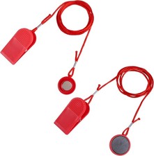 2pcs Universal Treadmill Magnet Safety Keys, 2 Styles Magnetic red