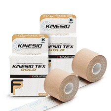 Kinesio FP Tape Roll - BEIGE, 5m x 5cm - 2 PACKS LOT 2.80 per metre