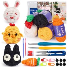 Beginner Crochet Kit Step-by-Step Video Tutorials to Master Crochet