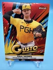 5/5 BOOKEND Paul Skenes 2025 Topps Finest Gusto #G-10 Case Hit SSP Pirates RED