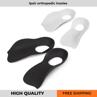 Orthopädische Einlegesohlen Fußgewölbestütze Plattfußkorrektur Fußpflege Unisex 1 Paar