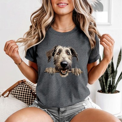 Hund Welpe Tier Damen T-Shirt Hund Grafik Tee