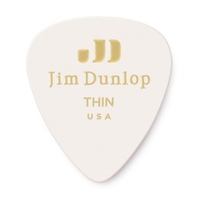 Dunlop Celluloid Guitar Picks Thin White 12 Pack High Quality Plectrum