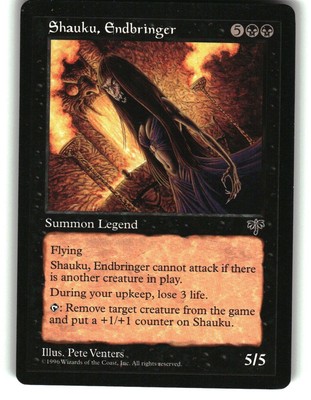 Magic the Gathering - Mirage Shauku, Endbringer Rare 1996