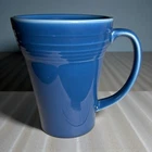 Fiesta Bistro Latte Mugs 18 oz Homer Laughlin Blue