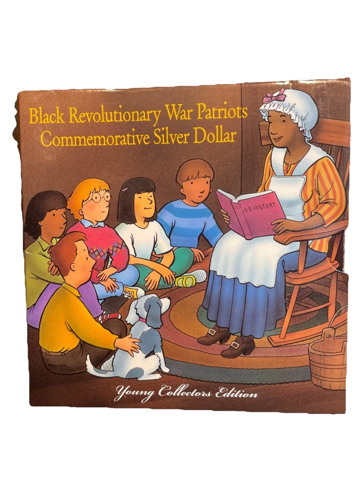 1998 Black Revolutionary War Patriots Silver Dollar Young Collector’s Edition - Image 2 of 4