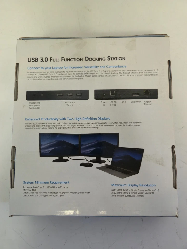 Accell USB 3.0 Full Function Docking Station - Image 3 of 4
