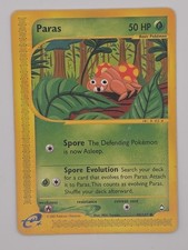 Paras 99/147 Aquapolis 2002 Pokemon e-Reader Card LP on eBay