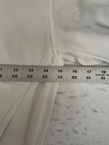 Nike Unisex Kids Size Small 4-6 off white Long sleeve Hoodie Sweatshirt - Picture 4 of 10