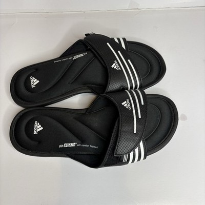 Adidas Adilette Comfort slides feature a ''Fit FOAM soft comfort footbed''
