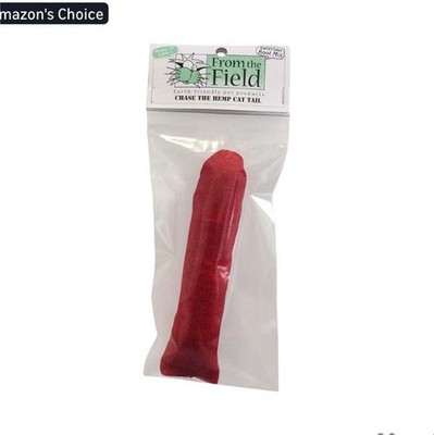 From The Field Chase The Hemp Cat Tail Eco-Friendly Catnip & Valerian Root Toy